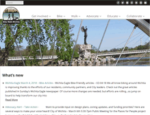 Tablet Screenshot of bikewalkwichita.org